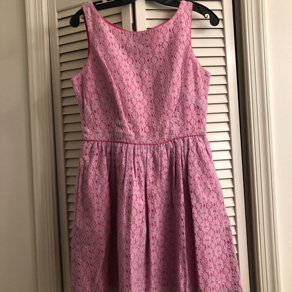 Lilly Pulitzer laced pink dress
